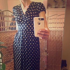 Betsy Johnson ~ Silk Polka Dot Dress
